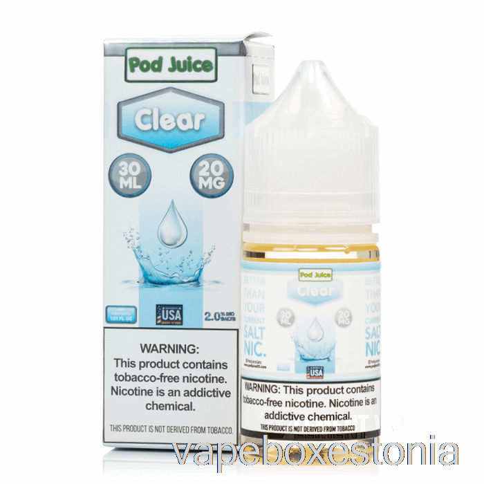 Vape Box Estonia Clear - Kaunamahl - 30ml 55mg